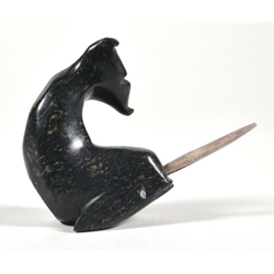Narwhal by Kakee Ningeosiaq