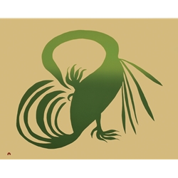 Preening Loon by Ooloosie Saila