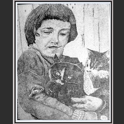 Boy with Cats